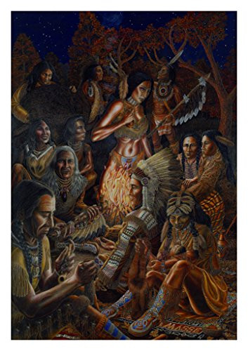 Studio B Peace Pipe Tom Masse Art Print Poster 22x32 inch