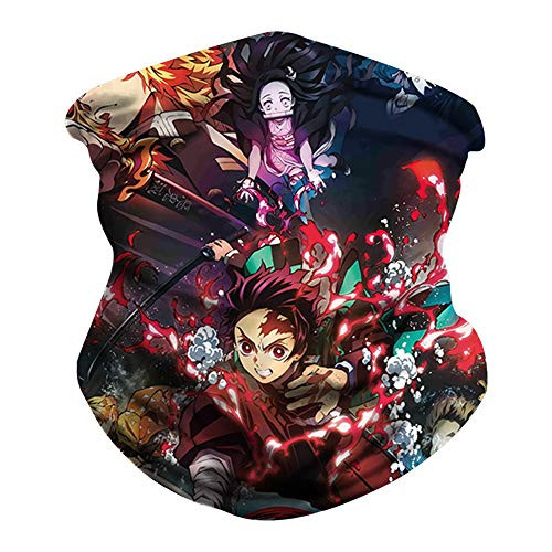 One Piece Face Mask Balaclava Bandana Headband Headwear Anime Neck Gaiter -K Medium-