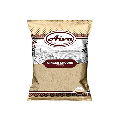 AIVA Ginger Ground Powder Spice Indian Origin  All Natural  Vegan  NON-GMO -  -400gm -14 oz--