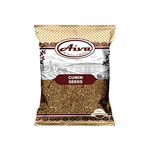 AIVA Cumin Seeds Whole -Indian Jeera Whole- Indian Origin  All Natural Salt-Free  Vegan  No Colors  NON-GMO - -400gm -14 oz--