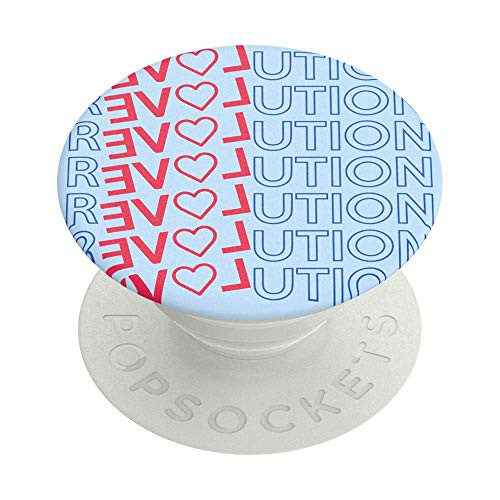 PopSockets- PopGrip with Swappable Top for Phones and Tablets - Revolution