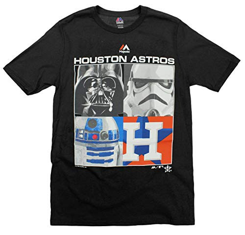 Outerstuff MLB Boys Youth Star Wars Main Character T-Shirt Houston Astros X-Large -18-20-