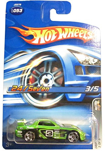 Hot Wheels 2006 Drift Kings 24-Seven Green 053