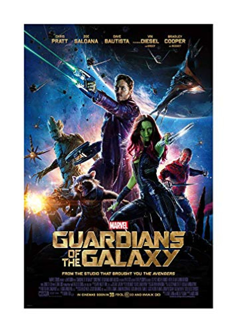 Guardian of The Galaxy Movie Poster 12" x 18" inch Print Frameless Art Gift 30.5 cm x 46 cm Guardian of The Galaxy Movie Poster 12" x 18" inch Print Frameless Art Gift 30.5 cm x 46 cm