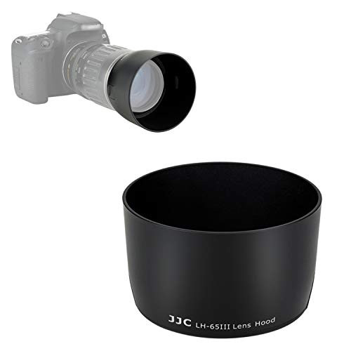 JJC ET-65III Dedicated Lens Hood for Canon EF 85mm f-1.8 USM EF 100mm f-2.0 USM EF 135mm f-2.8 SF EF 100-300mm f-4.5-5.6 USM Lens Replaces Canon ET-65III OEM Lens Hood JJC ET-65III Dedicated Lens Hood for Canon EF 85mm f-1.8 USM EF 100mm f-2.0 USM EF 135mm f-2.8 SF EF 100-300mm f-4.5-5.6 USM Lens Replaces Canon ET-65III OEM Lens Hood