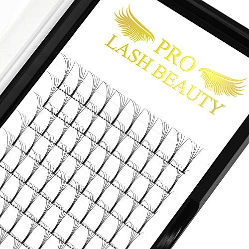 Premade Volume Eyelash Extensions 5D-C-0.07-14 Long Stem Premade Fans Eyelash Extensions C D Curl Premade Volume Fans Pre made Lash Fans .07 .10-5D-C-0.0714 mm-