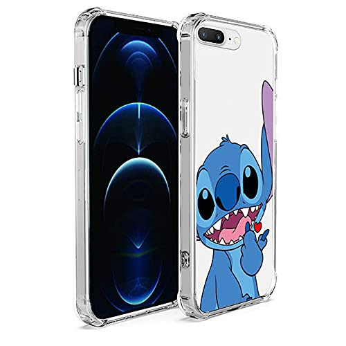 iPhone 8 Plus Case iPhone 7 Plus Case Clear Shield Heavy Duty Anti-Scratch Shockproof Cover Compatible with iPhone 8p-7p Clear