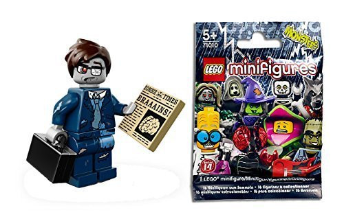 Lego mini figure series 14 businessmen Zombie Zombie Businessman -71010-13- by LEGO