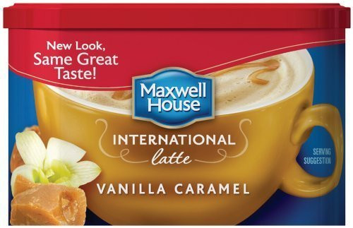 Maxwell House International Coffee Vanilla Caramel Latte, 8.7-ounce Cans (Pack of 3) by Maxwell House