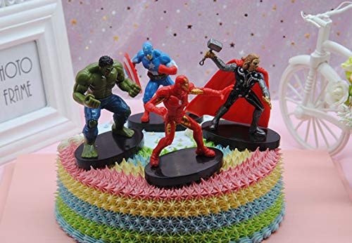 Jianyia Avengers Titan Hero Series Superheroes Iron Man,Captain America,Thor and Hulk