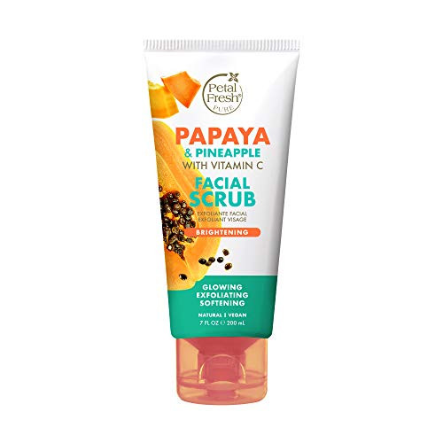 Petal Fresh Papaya  and  Pineapple Facial Cleanser Pure Brightening Clean Skincare Daily Facial Cleanser Vegan and Cruelty Free 7 oz