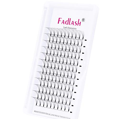Lash Extension 6D Premade Fans Eyelash Extensions D Curl 0.07 18mm Volume Lashes Extensions Short Stem Pre made Lash Fans 8-20mm to Choose -6D-0.07-D 18mm-