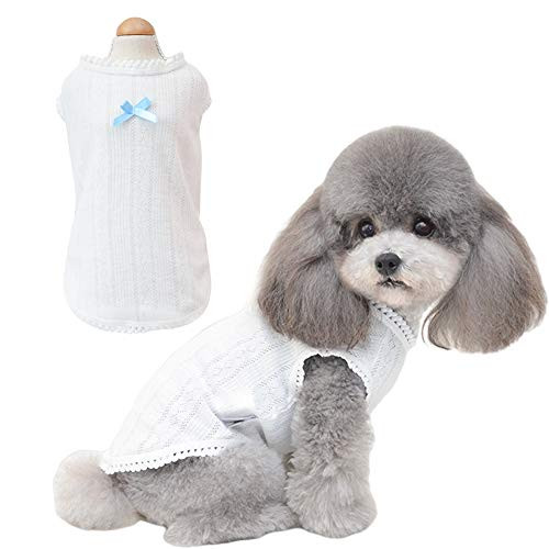 Petter Pet Clothes for Dog Cat Dog Shirt Pet Shirts Cotton Puppy Clothes Summer Dog Vest Cat Shirts Breathable Pet Apparel Dog Clothes for Small to Medium Dog -White L- Petter Pet Clothes for Dog Cat Dog Shirt Pet Shirts Cotton Puppy Clothes Summer Dog Vest Cat Shirts Breathable Pet Apparel Dog Clothes for Small to Medium Dog -White L-