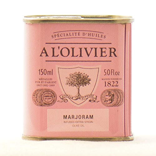 A L'Olivier Marjoram Infused Extra Virgin Olive Oil - 5 oz. A L'Olivier Marjoram Infused Extra Virgin Olive Oil - 5 oz.