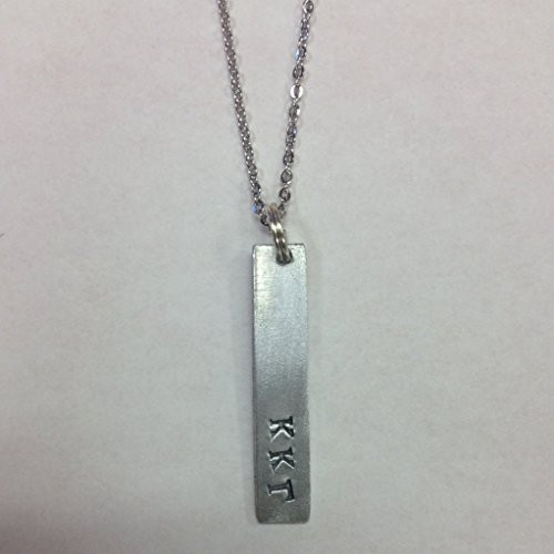 Kappa Kappa Gamma Bar Pendant KKG gift Sorority Greek Necklaces comes on an 18 inch stainless steel link necklace with lobster claw Kappa Kappa Gamma Bar Pendant KKG gift Sorority Greek Necklaces comes on an 18 inch stainless steel link necklace with lobster claw