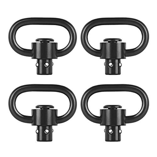 LIRISY 4PCS QD Sling Swivel 1.25" Heavy Duty Push Button Sling Swivels QD Quick Detach-Release LIRISY 4PCS QD Sling Swivel 1.25" Heavy Duty Push Button Sling Swivels QD Quick Detach-Release