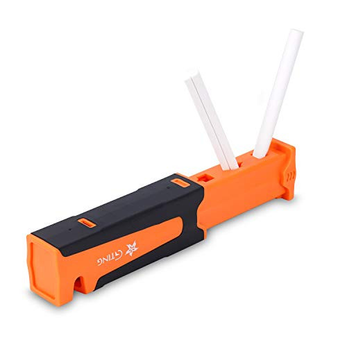 Knife Sharpener G-TING Pocket Knife Sharpener 3-IN-1 Multifunction Premium Knife Sharpening Tool Kit Whetstone Sharpening Stone with Diamond Blades Ceramic Rods for Outdoor