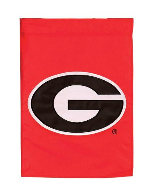 Team Sports America Applique University of Georgia Garden Flag 12.5 x 18 inches Team Sports America Applique University of Georgia Garden Flag 12.5 x 18 inches