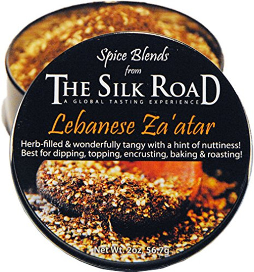 Lebanese Za'atar Spice Blend from The Silk Road Restaurant and Market -2oz- No Salt All Natural Zaatar Seasoning Vegan Gluten Free Ingredients NON-GMO No Preservatives Zatar Lebanese Za'atar Spice Blend from The Silk Road Restaurant and Market -2oz- No Salt All Natural Zaatar Seasoning Vegan Gluten Free Ingredients NON-GMO No Preservatives Zatar