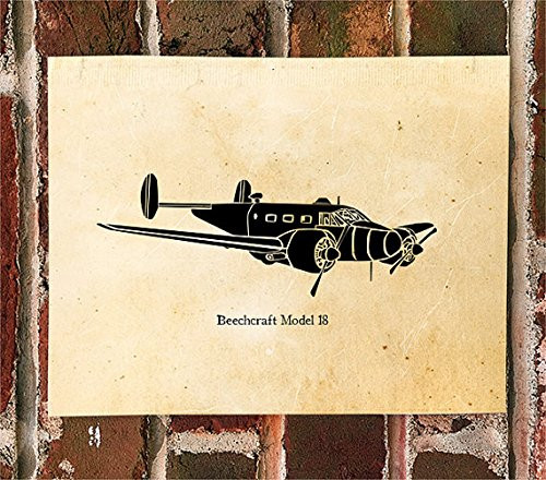 KillerBeeMoto- Limited Print Beechcraft Model 18"Twinbeech" 1 of 50 KillerBeeMoto- Limited Print Beechcraft Model 18"Twinbeech" 1 of 50