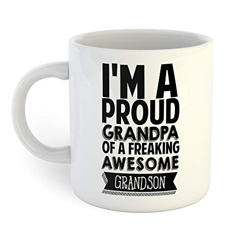 I'm A Proud Grandpa Of A Freaking Awesome Grandson Coffee Mug