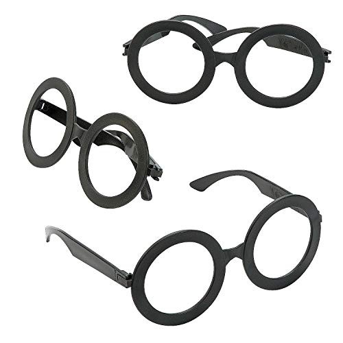Fun Express - Wizard Glasses - Apparel Accessories - Eyewear - Novelty Glasses - 12 Pieces