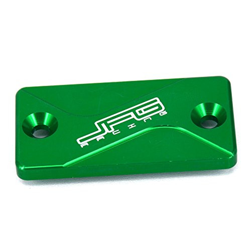 JFG RACING Motorcycle Front Brake Fluid Reservoir Cap for KX65 01-21 KX80 KX85 KX100 98-21 KX125 92-08 KX250 93-08 KX250F 04-18 KX250 19-20 KX450F 06-18 KLX300R 20 KLX450R 08-15
