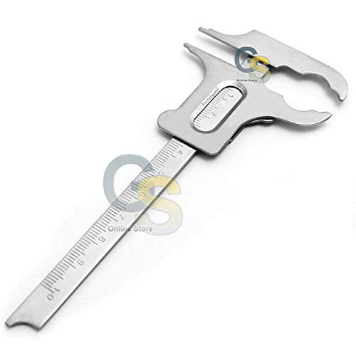 G.S Vernier Caliper Laboratory Instruments Boley Dental Sliding Guage Rubber Dam