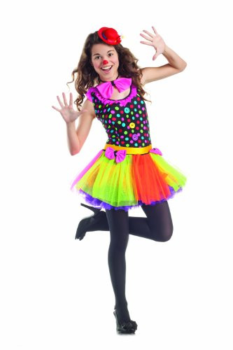 Party King Cutie The Clown Child Costume 12-14