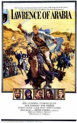 Lawrence of Arabia Poster Movie E 11x17 Peter O'Toole Omar Sharif Anthony Quinn Alec Guinness