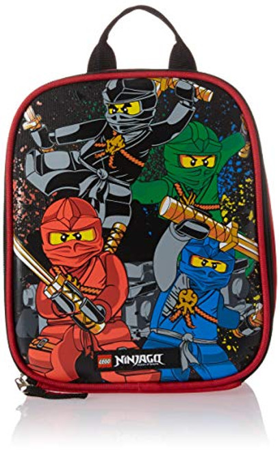 LEGO Kids' Ninjago Team Lunch Travel Tote Red One Size LEGO Kids' Ninjago Team Lunch Travel Tote Red One Size