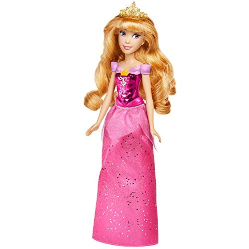 Disney Princess Royal Shimmer Aurora Doll Fashion Doll with Skirt and Accessories Toy for Kids Ages 3 and Up