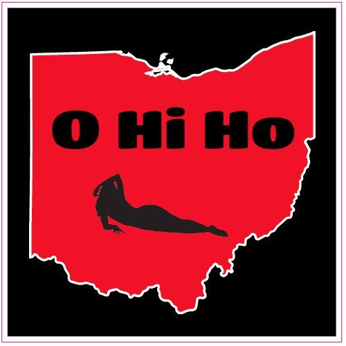 U.S. Custom Stickers O Hi Ho Ohio State Square Sticker 4"