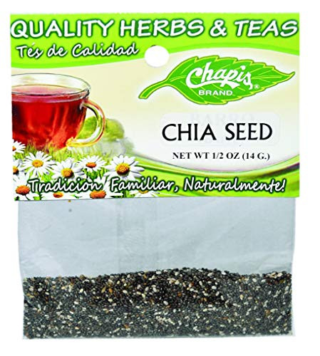 3 PIECES CHAPIS CHIA SEEDS NATURAL HERBS HIERBAS Net Wt. 1-2 oz. -14 g-
