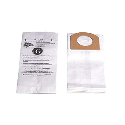 3010348001 Replacement for Dirt Devil Hand Vacuum Style G Paper Vacuum Bags 10 Per Pack