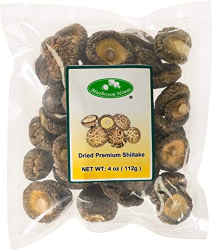 Mushroom House Dried Shiitake Mushrooms 4 Ounce