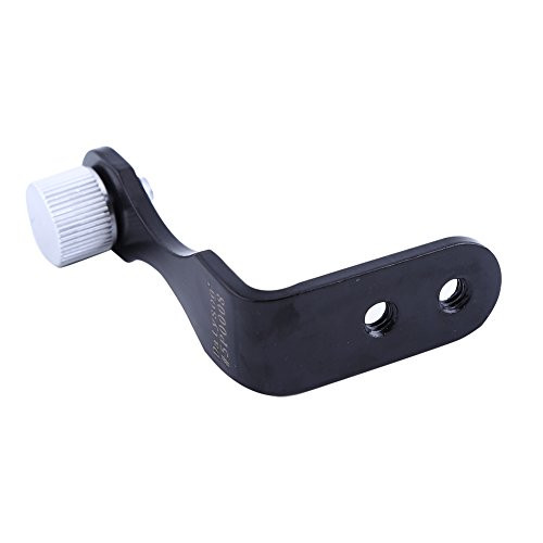 fosa1 L-Shape Metal Binocular Adapter Mount for Binocular Telescope Versatile Binocular Metal Fixed Bracket Mount Make The Image Much More Stable Tripod Adapter Mount