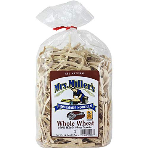 Mrs. Miller's Homemade Noodles Whole Wheat All Natural and Cholesterol Free 14 OZ -Pack of 1- Mrs. Miller's Homemade Noodles Whole Wheat All Natural and Cholesterol Free 14 OZ -Pack of 1-