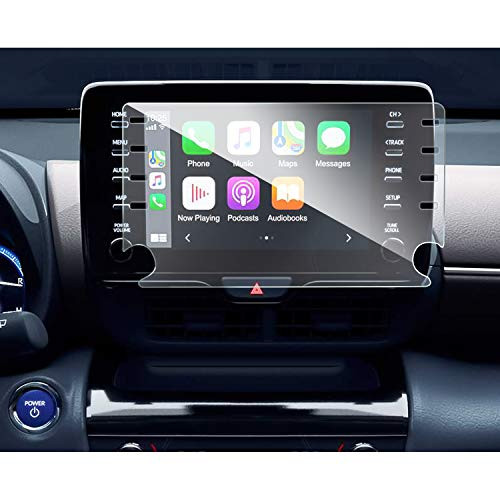 RUIYA Center Touch Control Screen Protector for 2020 2021 Yaris Cross 8IN 8HOLES Car Navigation Tempered Glass 9H Hardness Anti-Explosion  and  Scratch HD Clear Dodge Car Acceccories