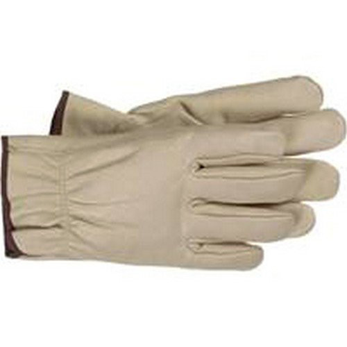 West Chester Boss 4068J Economy Grade Grain Cowhide Gloves  X-Large Leather Driver Gloves with Keystone Thumbs