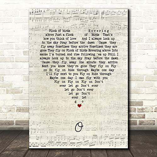 O Script Heart Song Lyric Quote Music Print O Script Heart Song Lyric Quote Music Print