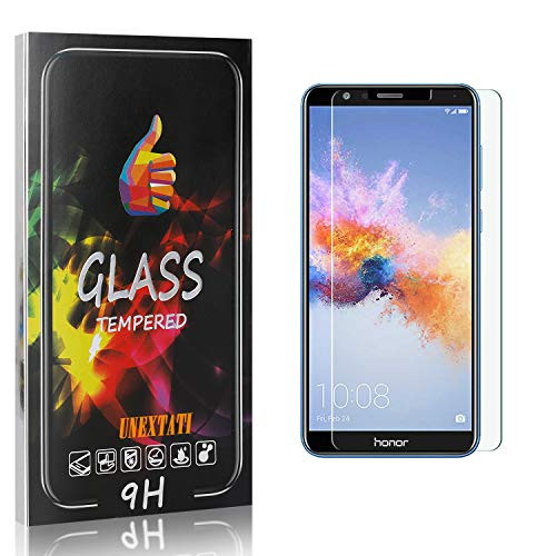 UNEXTATI Screen Protector for Huawei Honor 7X 3 Pack Tempered Glass Screen Protector Anti Scratch Bubble Free Screen Protector