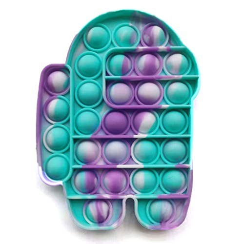 Push Pop Bubble Sensory Fidget Toy Robot Bubble Push Popping It Game Stress and Anxiety Relief Squeeze Sensory Toy Pop Pop Fidget Toy for Kids and Adults -Robot Standing  B 1 Pcs-