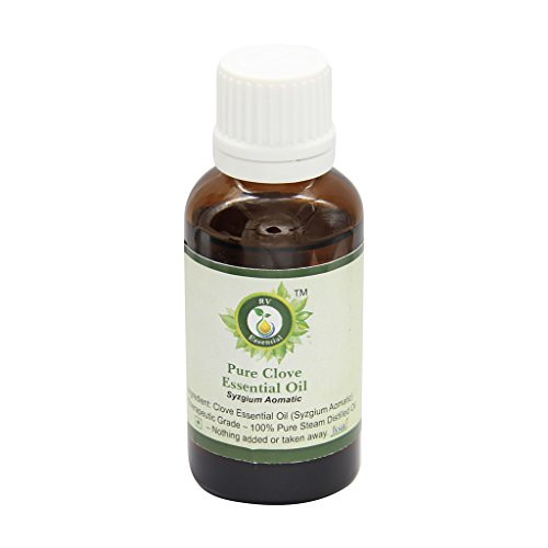 R V Essential Pure Clove Essential Oil 30ml -1.01oz-- Syzgium Aomatic -100 percent Pure and Natural Therapeutic Grade- R V Essential Pure Clove Essential Oil 30ml -1.01oz-- Syzgium Aomatic -100 percent Pure and Natural Therapeutic Grade-