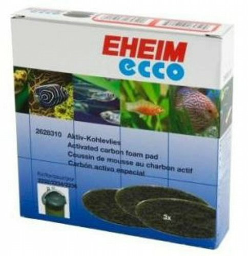 Eheim Carbon Filter Pad for ECCO Canister Filters 3-pk