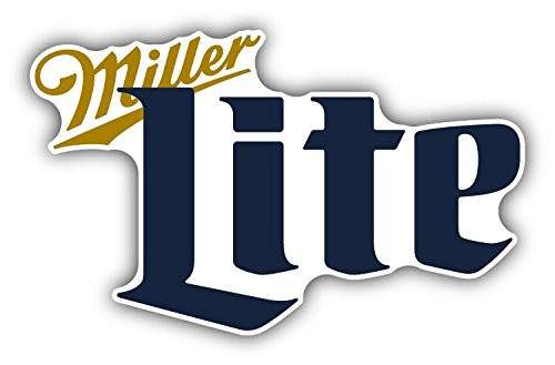 valstick Miller Lite Beer Drink Car Bumper Sticker Decal 14'' X 8.5'' valstick Miller Lite Beer Drink Car Bumper Sticker Decal 14'' X 8.5''
