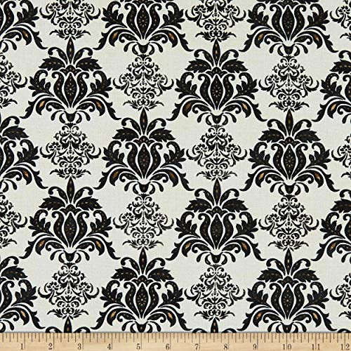 Studio E Fabrics Le Poulet Damask Fabric Cream