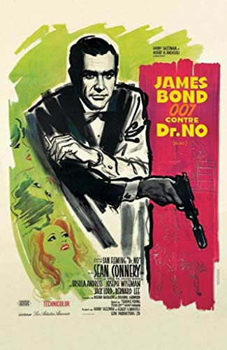 James Bond Dr No French Poster - 11x17