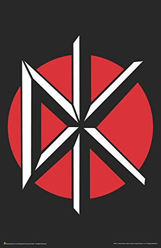 Dead Kennedys Old English DK Logo Poster- 11" x 17"