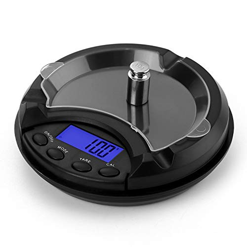 Ataller Digital Ashtray Scale Precision Pocket Scale Mini LCD Display Digital Jewelry Herbs Weighing Electronic Measure 0.01g-200g -200g-0.01g-